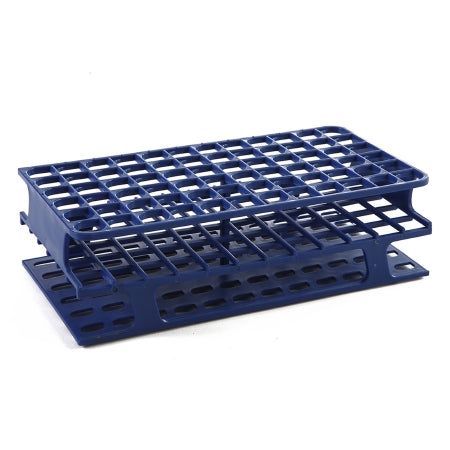 OneRack - Full Size Test Tube Rack 72 Place 5 to 10 mL Tube Size Blue 59 X 104 X 202 mm - HS27551B