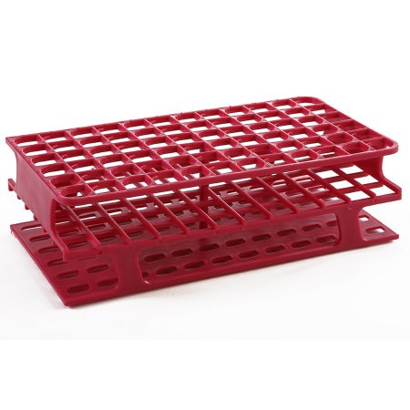OneRack - Full Size Test Tube Rack 72 Place 5 to 10 mL Tube Size Magenta 59 X 104 X 202 mm - HS27551D