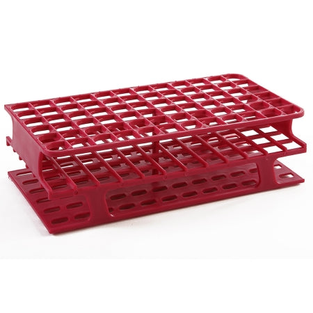 OneRack - Full Size Test Tube Rack 72 Place 5 to 10 mL Tube Size Magenta 59 X 104 X 202 mm - Heathrow Scientific - HS27551D