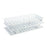 OneRack - Full Size Test Tube Rack 72 Place 5 to 10 mL Tube Size White 70 X 127 X 250 mm - Heathrow Scientific - HS27552A