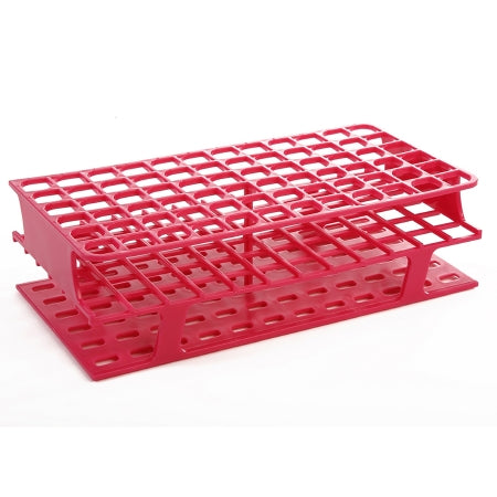 OneRack - Full Size Test Tube Rack 72 Place 5 to 10 mL Tube Size Magenta 70 X 127 X 250 mm - Heathrow Scientific - HS27552D