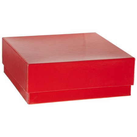 Heathrow Scientific - Cryo Storage Box 2 X 5-1/5 X 5-1/5 Red Cardboard - HS2860CR
