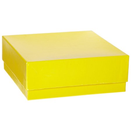 Heathrow Scientific - Cryo Storage Box 2 X 5-1/5 X 5-1/5 Yellow Cardboard - HS2860CY