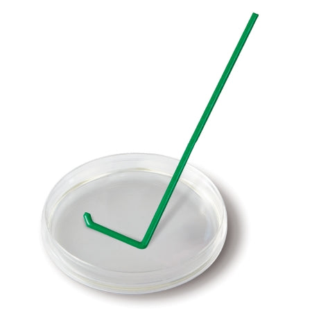 Heathrow Scientific - Cell Spreader L Shaped, Sterile, 4 X 38 X 146 mm, Green - HS8171A