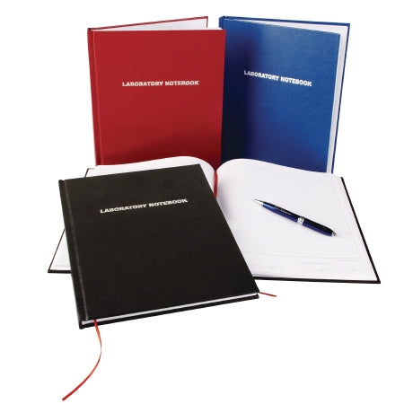 Heathrow Scientific - Lab Notebook 8-3/5 X 11 Inch, Blue, Grid Format, 200 Pages - HS8610B