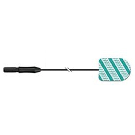 Natus - EMG Adhesive Electrode with Leadwire 20 X 25 mm Recording Area X 47 Inch Lead Length Silver / Silver Chloride NonSterile Bullet Tip Disposable - 454030