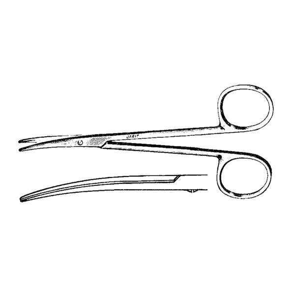 Integra Neurosciences Scissors Dissecting Jarit 5-1/4" Curved Stainless Steel Ea - 100-270