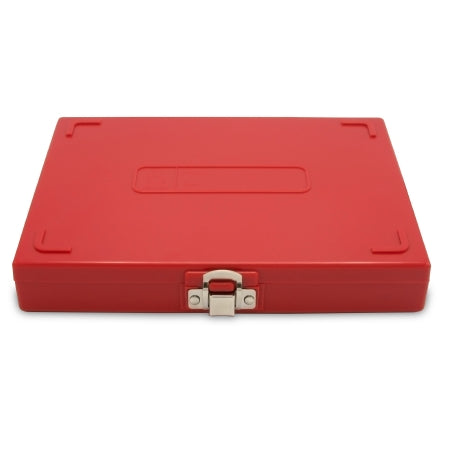 Heathrow Scientific - Slide Storage Box 34 X 175 X 208 mm Red ABS Plastic / Foam 100 Slide Capacity - HS15994P