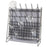 Heathrow Scientific - Lab Drying Rack Drying Rack 90 Place Metallic 7-2/5 X 18-1/5 X 20-3/4 Inch - HS23243A