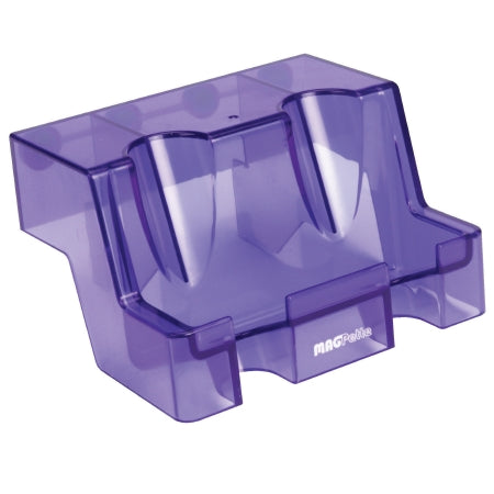MagPette - Pipette Rack Holds Two Pipettors, Translucent Purple For use with MagLab Magnetic Storage Set - Heathrow Scientific - HS23503