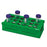 Heathrow Scientific - Pop-Up Test Tube Rack 18 Place 50 mL Tube Size Green 72 X 137 X 255 mm Expanded - HS24319
