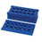 Heathrow Scientific - Pop-Up Test Tube Rack Combo 12 / 21 Place 15 / 50 mL Tube Size Blue 72 X 137 X 255 mm Expanded - HS24320B