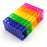 Heathrow Scientific - 4-Way Test Tube Rack 80 Place 1.5 to 2.0 / 0.5 / 15 / 50 mL Tube Size Assorted 2-1/8 X 3-3/4 X 6-7/8 Inch - HS29022G