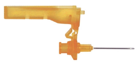 Carepoint Safety - Hypodermic Needle Hinged Safety Needle 25 Gauge 1 Inch Length Regular Wall - 32-8701