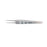 BR Surgical, Forcep Thumb Bishop Harmon 3-1/2" 0.8Mm Tip Serrated Stainless Steel Ea - BR42-94008