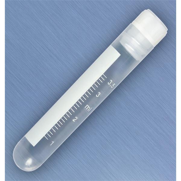 Globe Scientific Cryoclear Cryogenic Vial Polypropylene 4Ml Attached Screw Cap 500/Ca - 3004