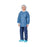 Precept - Warm-Up Jacket Periwinkle Medium Hip Length Disposable - Aspen Surgical Products - 1725M