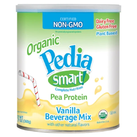 PediaSmart Organic - Pediatric Oral Supplement Vanilla Flavor 12.7 oz. Canister Powder - Natures One - 88123-1