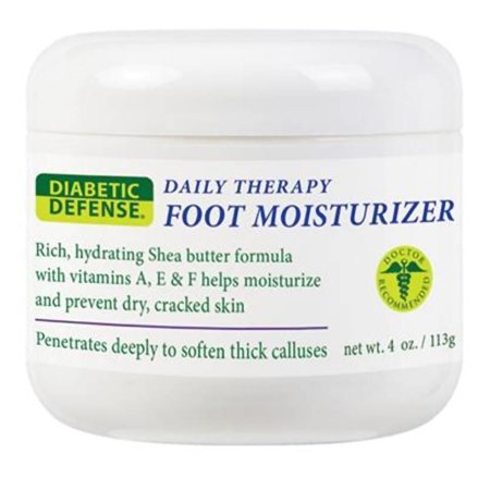 Diabetic Defense Daily Therapy - Foot Moisturizer 4 oz. Jar Scented Cream - Pedifix - P3620