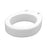 Nova - Raised Toilet Seat 3-1/2 Inch Height White 300 lbs. Weight Capacity - 8342-R