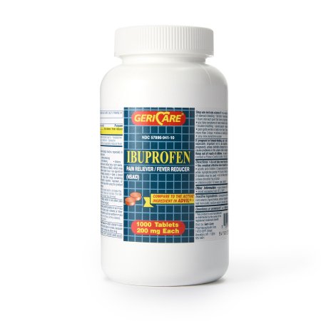 Geri-Care - Pain Relief 200 mg Strength Ibuprofen Tablet 1000 Per Bottle - 941-10-GCP