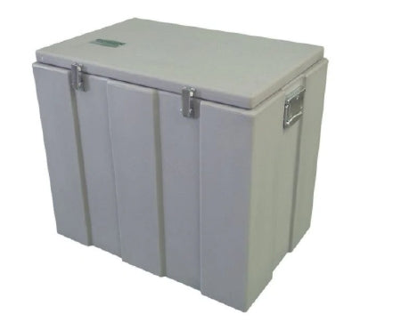 Thermosafe - Dry Ice Storage / Transport Chest ThermoSafe 19-1/8 X 25-1/4 X 28-1/8 Inch Outer Dimensions Gray ABS / Polyethylene 200 lbs. Dry Ice - Sonoco Protective Solutions - 300