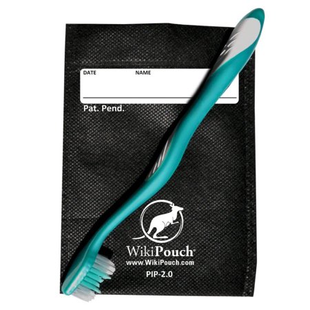 PIP - Patient Belongings Bag 4 X 6 Inch Spunbound Fiber Black - Infection Prevention Products - PIP-2.0