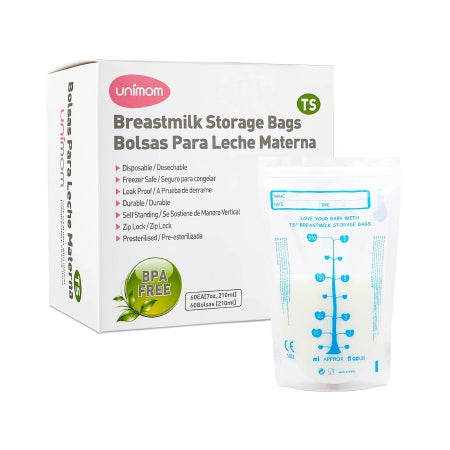 Unimom - Breast Milk Storage Bag with Thermal Sensor 7 oz. Plastic - Zev Supplies Corp - MB002