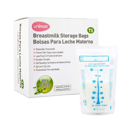 Unimom - Breast Milk Storage Bag with Thermal Sensor 7 oz. Plastic - Zev Supplies Corp - MB002-1