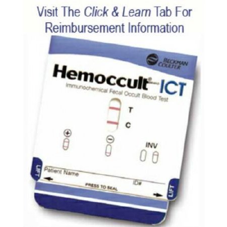 Hemoccult ICT - Rapid Test Kit Colorectal Cancer Screening Fecal Occult Blood Test (iFOB or FIT) Stool Sample 20 Tests - 395067
