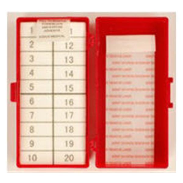 Xodus Medical Counter Needle 1/2 Foam Block/1/2 Adhesive 20/40 Count Red Sterile 64/Ca - 70423
