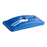 Rubbermaid Slim Jim - Trash Can Lid Dome Lid, Blue, 2-3/4 X 11-1/2 X 20-1/2 Inch - Rj Schinner Co - 1788372-EA