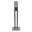 Purell CS6 - Hand Hygiene Dispenser Floor Stand PURELL CS6 Chrome / Black ABS Plastic Touch Free 1200 mL Floor Stand - 7416-DS