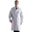 Medline - Lab Coat White Size 34 Knee Length Reusable - MDT17WHT34