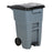 Rubbermaid Brute - Trash Can 50 gal. Rollout Gray Resin Manual - Rj Schinner Co - 1971956