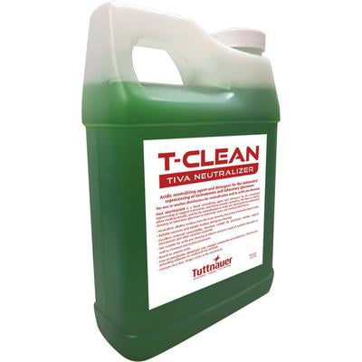 T-Clean Tiva Neutralizer - Instrument Detergent Liquid Concentrate 1 Liter Jug - Tuttnauer Usa - TN-1L