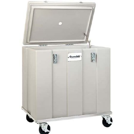 Thermosafe - Dry Ice Storage / Transport Chest ThermoSafe 13-1/2 X 21 X 24 Inch Inside Dimensions Gray Polyurethane Insulation 200 lbs. Ice Capacity - 03720-00