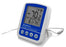 FlashCheck - Ultra-Low Temperature Vaccine Thermometer with Alarm Fahrenheit / Celsius -115.6° to +113°F (-82° to +45°C) External Thermistor Sensor Flip-out Stand / Magnet Battery Operated - Deltatrak - 12239