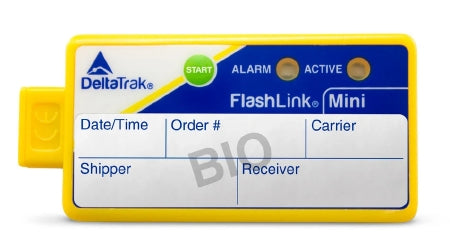 Flashlink - Single-Use Vaccine Temperature Indicator with Alarm Fahrenheit / Celsius -40° to +122°F (-40° to +50°C) Internal Sensor Battery Operated - Deltatrak - 30056