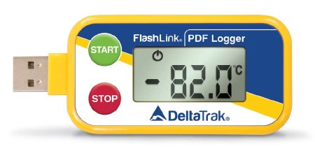 FlashLink Dry Ice USB PDF In-Transit - Temperature Data Logger Celsius -115.6° to +113°F (-82° to +45°C) Internal Sensor Battery Operated - 40701