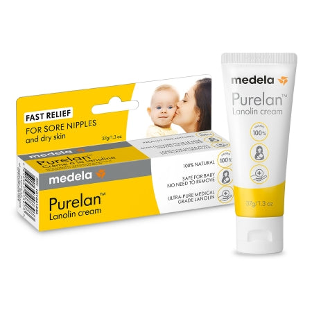 Purelan - Hand and Body Moisturizer 1.3 oz. Tube Unscented Cream - Medela - 101041777