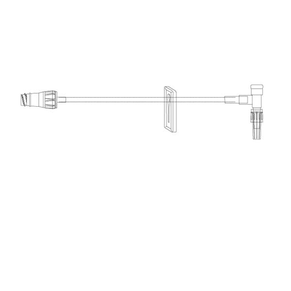 Icu Medical Iv Extension Set Lifeshield 5" Option-Lok Male Adapter 120/Ca - 1205328