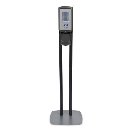 PURELL CS8 - Hand Hygiene Dispenser Floor Stand Chrome / Black ABS Plastic Touch Free 1200 mL Floor Stand - 7418-DS