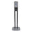 PURELL CS8 - Hand Hygiene Dispenser Floor Stand Chrome / Black ABS Plastic Touch Free 1200 mL Floor Stand - 7418-DS