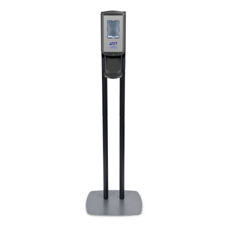 PURELL CS8 - Hand Hygiene Dispenser Floor Stand Chrome / Black ABS Plastic Touch Free 1200 mL Floor Stand - Gojo - 7418-DS