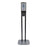 PURELL CS8 - Hand Hygiene Dispenser Floor Stand Chrome / Black ABS Plastic Touch Free 1200 mL Floor Stand - Gojo - 7418-DS