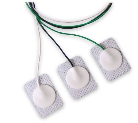 Trode - ECG Snap Electrode with Leadwire Monitoring Foam Backing 25 per Pack - Vermont Medical - A10057-S