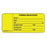 MedVision - Pre-Printed Label Anesthesia Label Yellow Paper Syringe Medication Patient_Drug_Amt_ Black Syringe Label 1 X 2-1/4 Inch - MV04SY3773