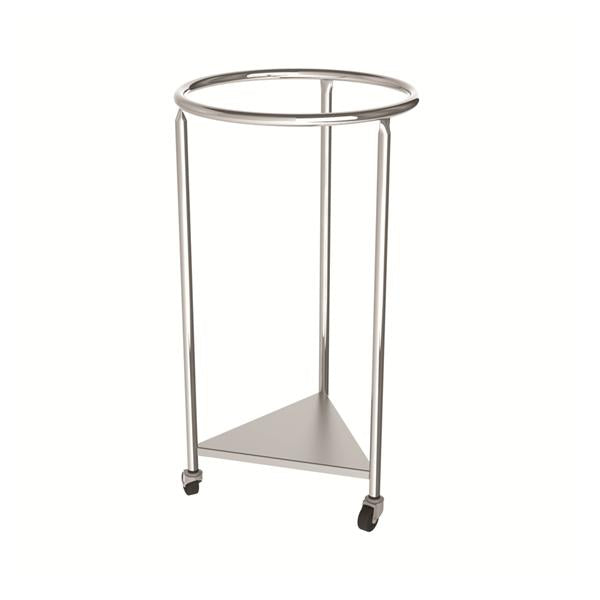 Mac Medical Hamper Linen Stainless Steel Round 18X35" Silver Ea - LH-2000