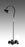 Phipps & Bird McKesson By Design Exam Light Floor Standing Incandescent / Halogen 60 Watt / 100 Watt Black - 28-XLMP-12